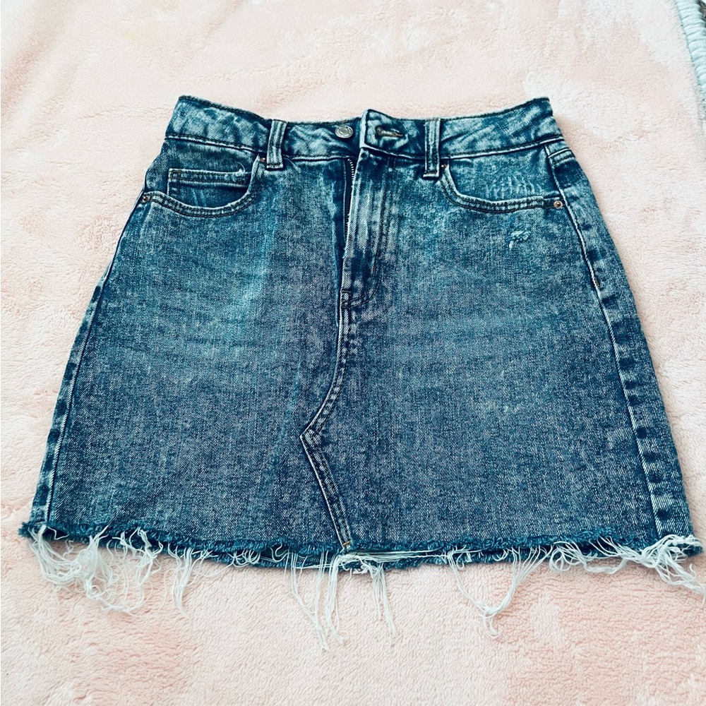 Wild Fable Jean Skirt